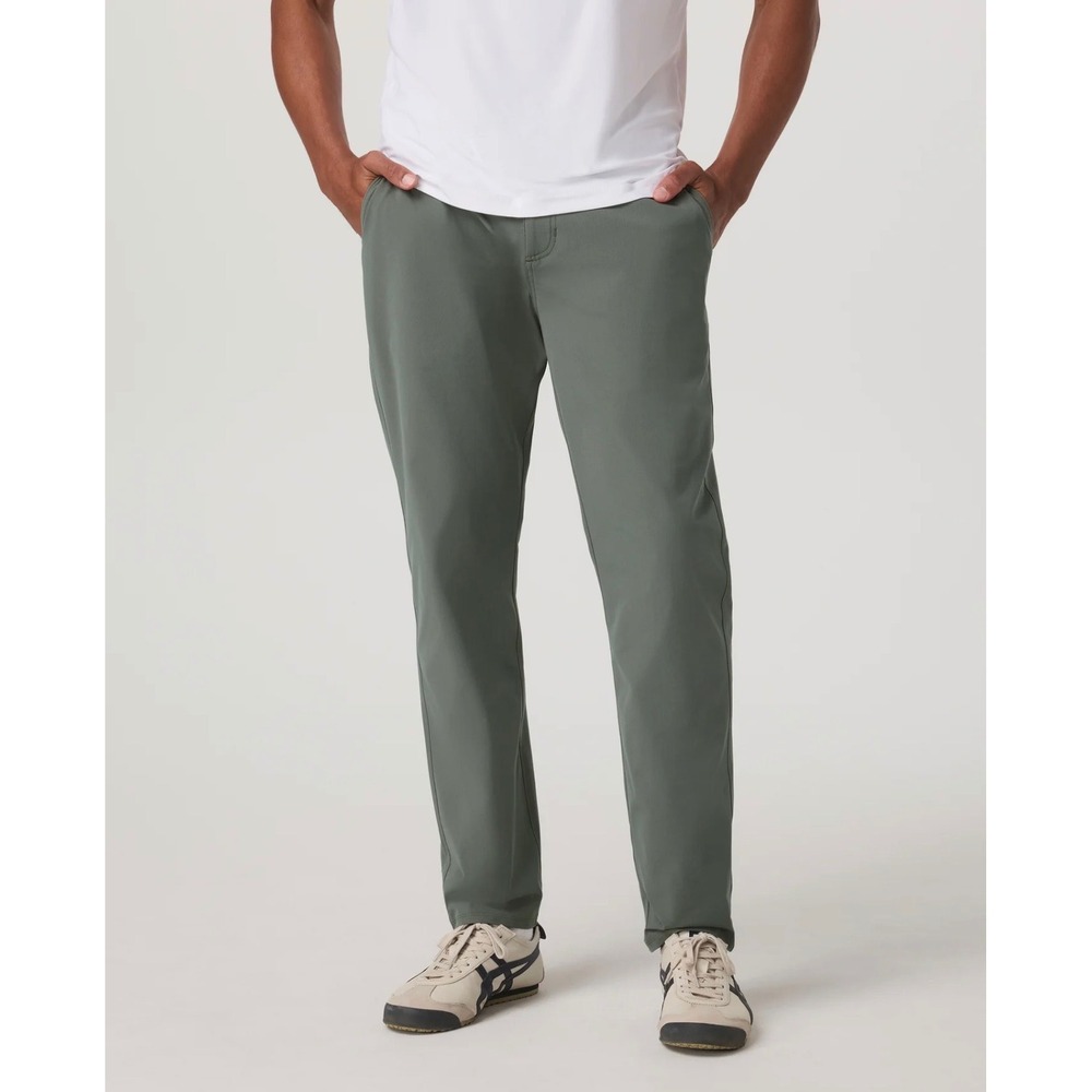 Vuori Meta Trouser Mens Size 30x32 Pants Green V430 Stretch Performance Active